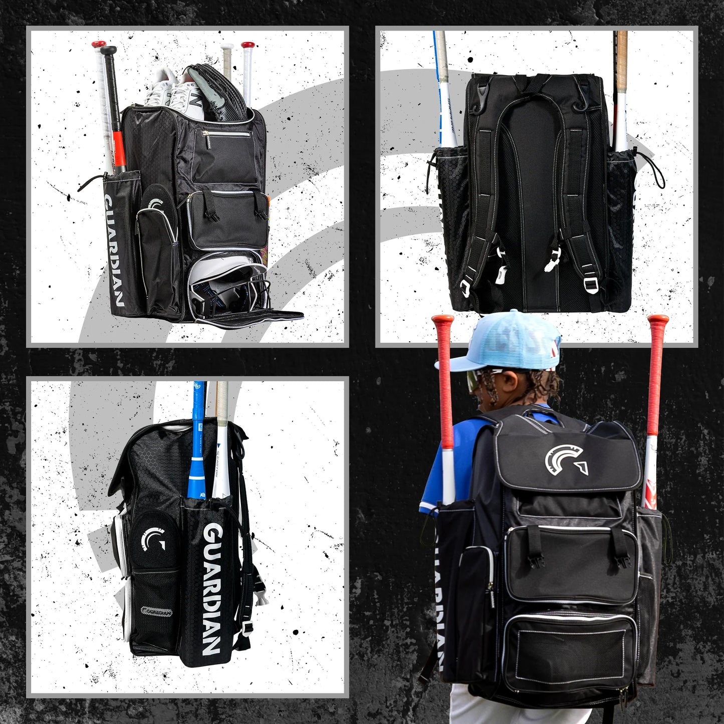 Guardian Diamond Fastpitch Equipment Bag Softball Baseball Backpack - Unisex - New, 1 Count