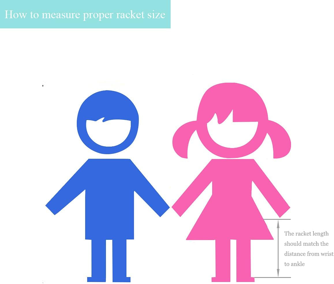 Junior Tennis Racket for Kids Toddlers Starter Racket 17" with Cover Bag Light Weight(Strung)