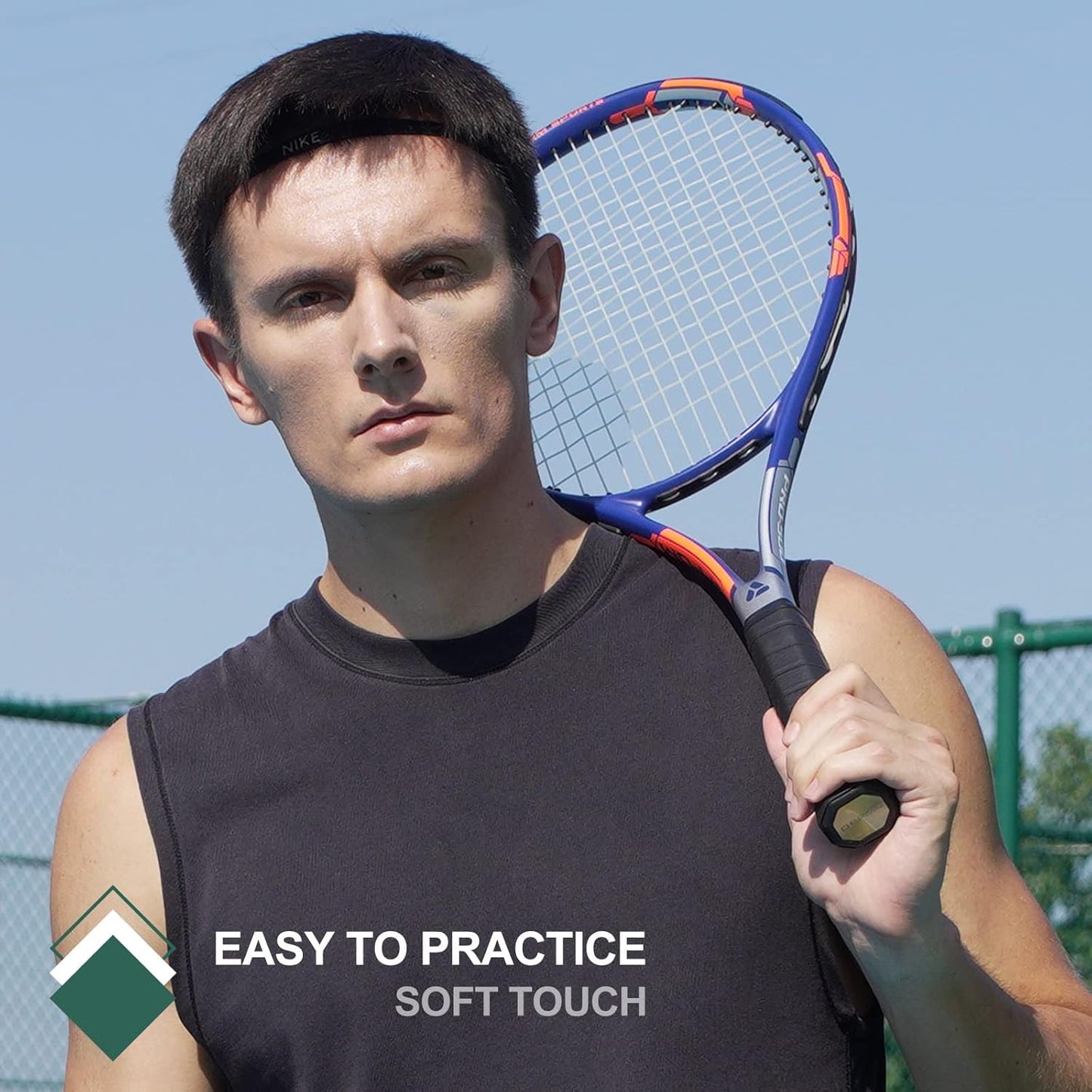 Tennis Racket 27 Inch Tennis Racquet 2 Pack for Adults Student Women and Men Beginner  Professional Training Tennis Rackets Racquets W/Tennis Overgrip, Vibration Damper and Carry Bag