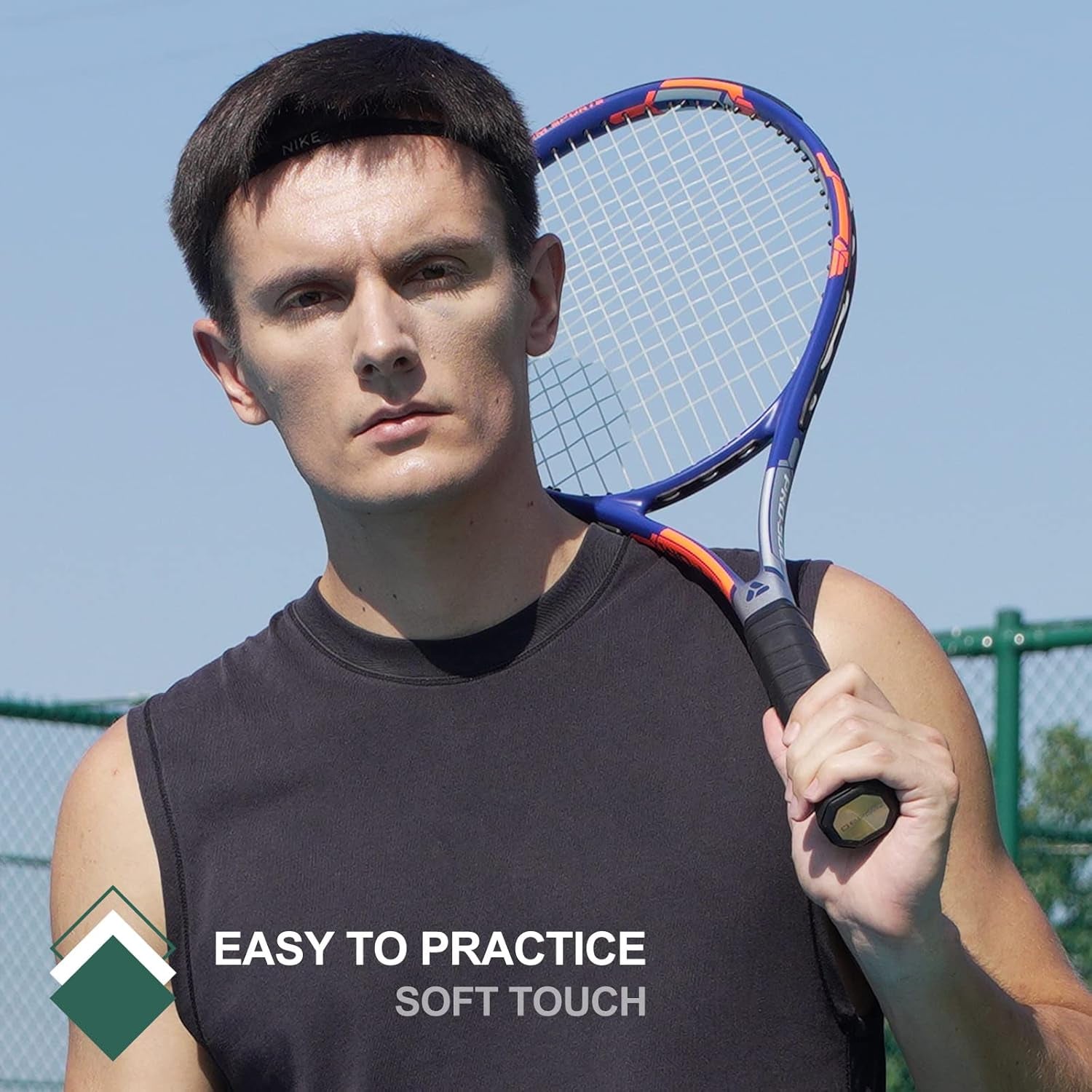 Tennis Racket 27 Inch Tennis Racquet 2 Pack for Adults Student Women and Men Beginner  Professional Training Tennis Rackets Racquets W/Tennis Overgrip, Vibration Damper and Carry Bag