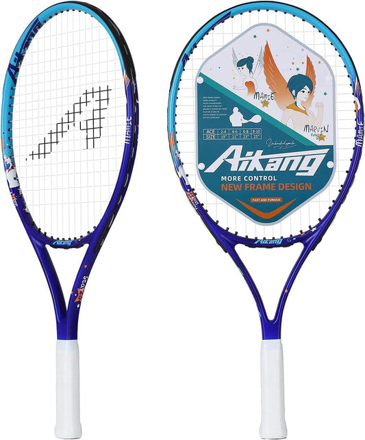 19" 23" Kids Junior Tennis Racquet for Kids Toddlers Starter Racket, Boys Girls Tennis Rackets with Racket Cover,Sports Wristbands, Headgear